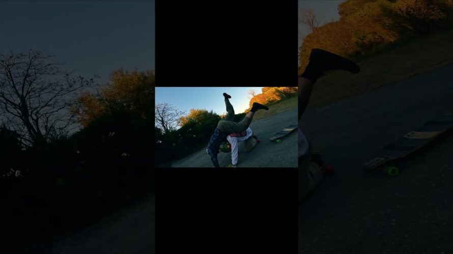 進撃のぉ【STATE OF SLIDE予告】 #ロンスケ #skateboarding　#downhillskateboarding