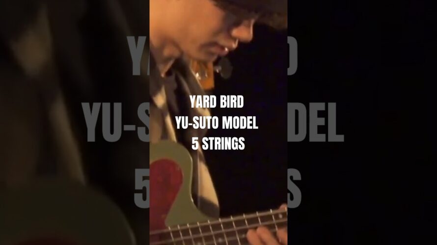 【予告】YARD BIRD YU-SUTO MODEL 5 STRINGS #kaminariguitars #須藤優