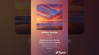 ～予告～AI で 音楽 作ってみた!  AI Golden Sunrise DJ AI/T #AI#Suno#音楽#作成#簡単