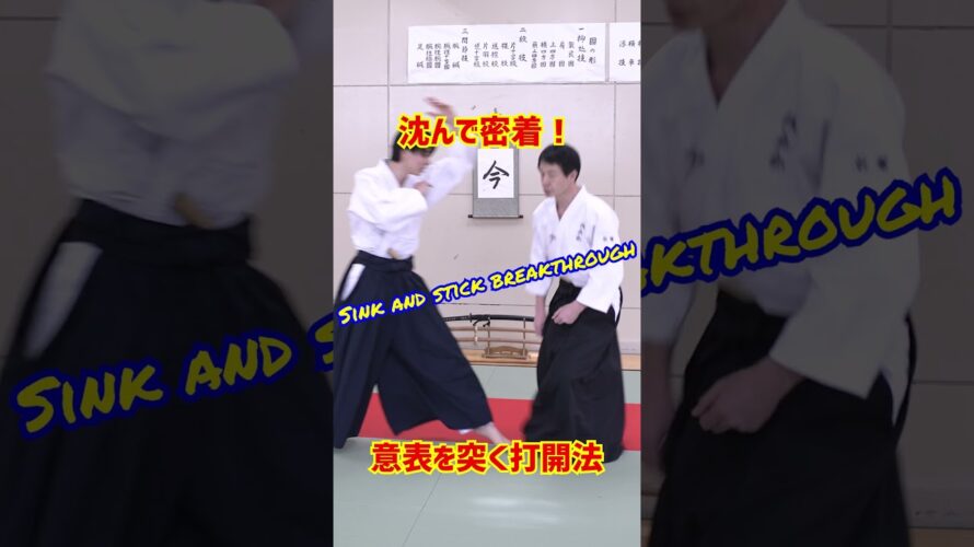 意表を突く合気術！攻撃に密着する　#martialarts #大東流合気柔術 #扶桑会 #合気道 #護身術 #aikido  #daitoryu #karate