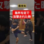 【急所を守る】 #護身術 #女性護身術 #剣護身術 #selfdefense　#護身 #空手 #shorts