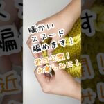 【予告】指編みスヌードの作り方公開します