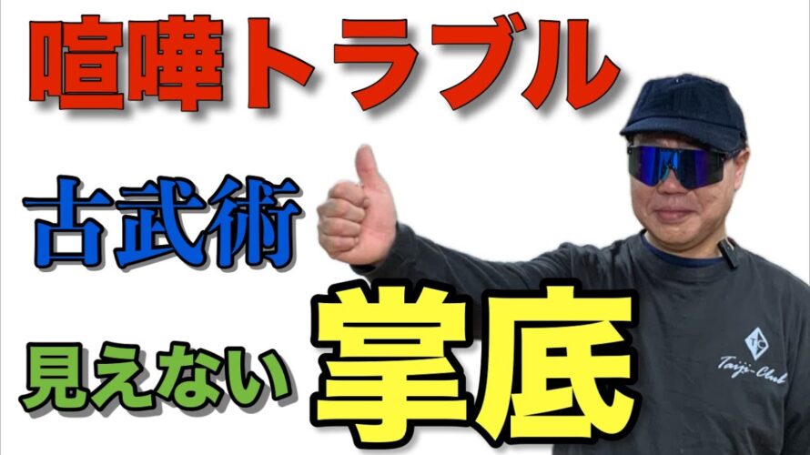 『武術を使った護身術』ケンカトラブル！拳より使いやすい強力な掌低入門