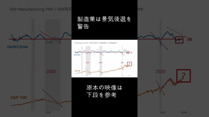製造業はすでに景気低迷？ / 景気先行指数が予告する株式市場暴落？ / 株式市場の歴史は繰り返されるか？ [エルドラド] #tlt #주식 #tmf #주식 #비트코인 #news